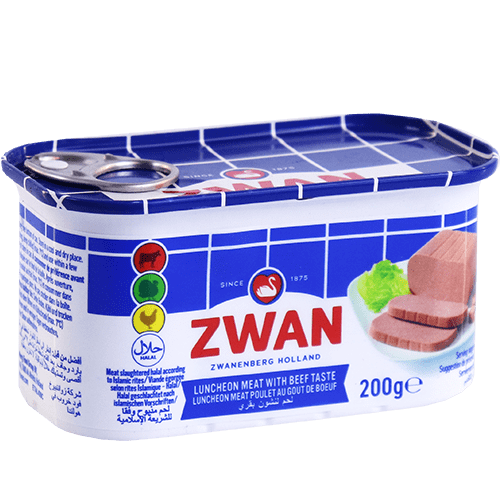 Luncheon Koeienvlees Zwan 200g