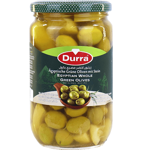 زيتون اخضر بكول مصري الدرة 650غ
