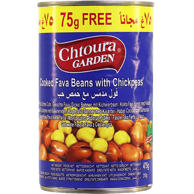 Foul Medammes Met Kikkererwten Chtoura 400g