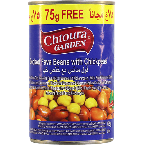 Foul Medammes Met Kikkererwten Chtoura 400g