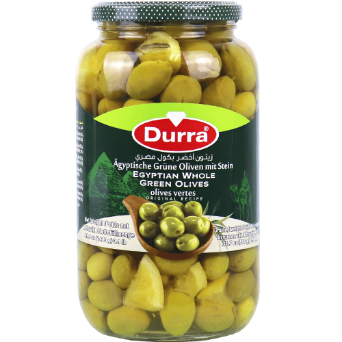 زيتون اخضر بكول مصري الدرة 1400غ