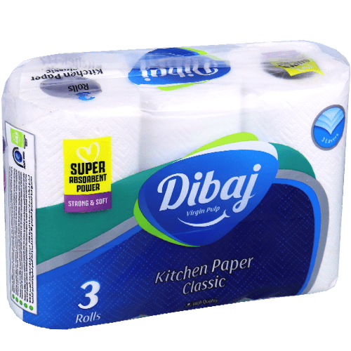 Keukepapier 3 Rollen Dibaj
