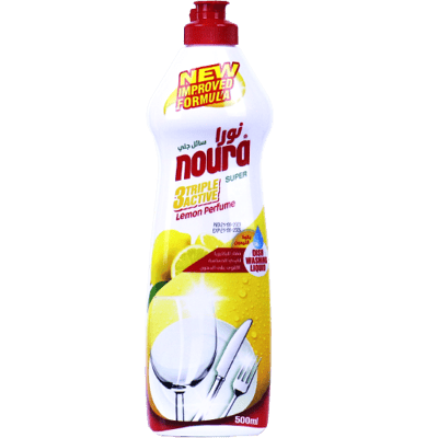 Dishwashing Soap Lemon Noura 500ml | سائل جلي ليمون نورا 500مل