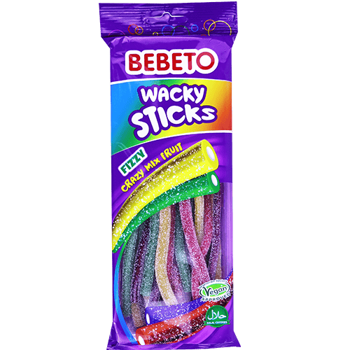 Candy Wacky Sticks Bebeto 160g