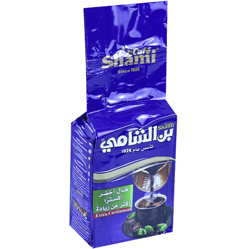 Koffie Extra Kardamom Blauw Shami Coffee 180g