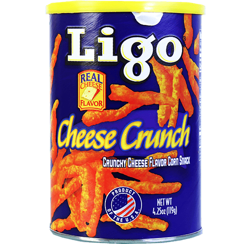 Snacks Cheese Crunch Ligo 119g | شيبس سناك بالجبنة الشيدر الطبيعية ليغو 119 غ