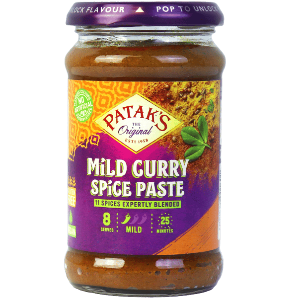 Mild Curry Paste Patak 283g | صلصة الكاري بالبهارات المعتدلة باتاك 283غ