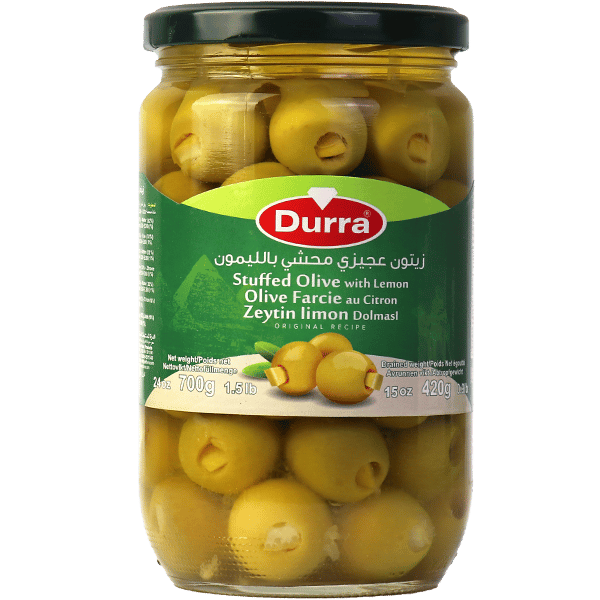 Olives Stuffed W Lemon Durra 700g
