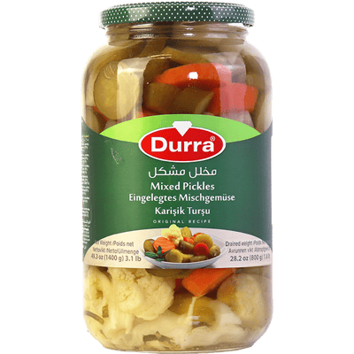 مخلل خضار مشكل الدرة 1250غ