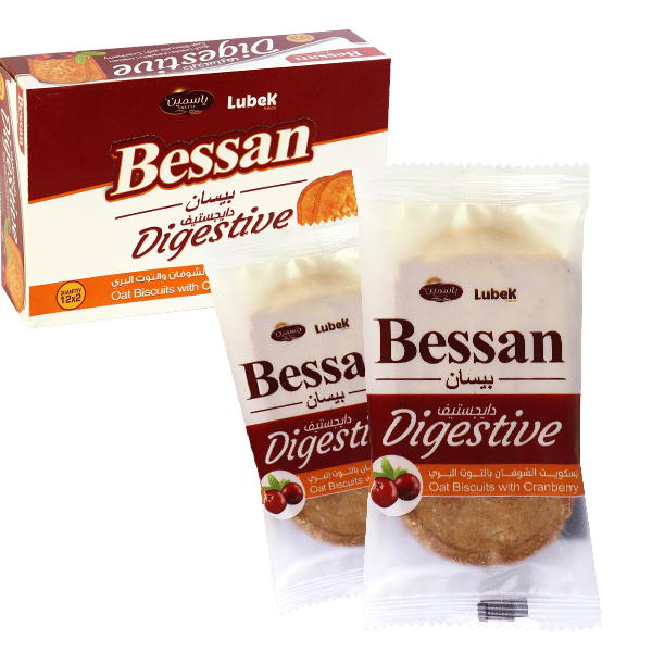 بسكويت الشوفان بالتوت دايجستف ياسمين 12 قطعة