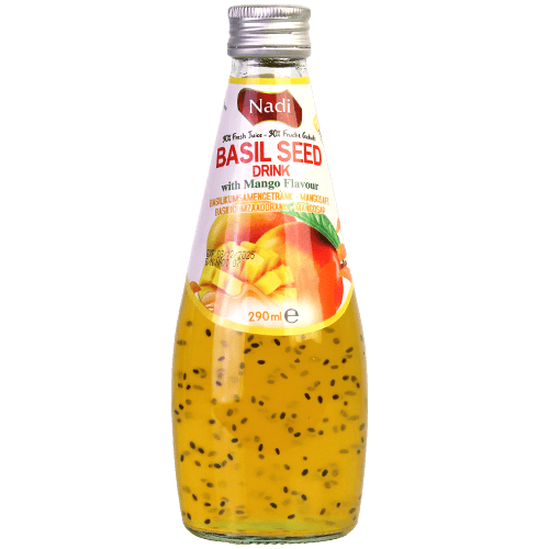 Basil Seed' Mango Drink Nadi 290ml | شراب ببذور الريحان مانغو نادي 290مل