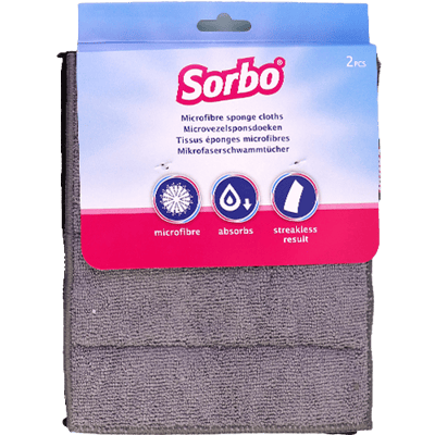 Microfibre Cloths Sprbo 2pcs | ممسحة مايكروفايبر سوربو 2 قطعة