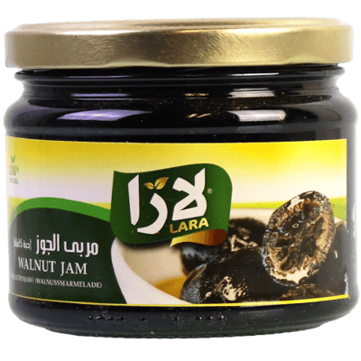 مربى جوز حبة كاملة لارا 450غ مربى جوز حبة كاملة لارا 450غ