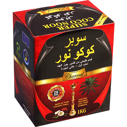 Charcoal Super Coco Noor 1kg | فحم سوبر كوكو نور 1 كغ