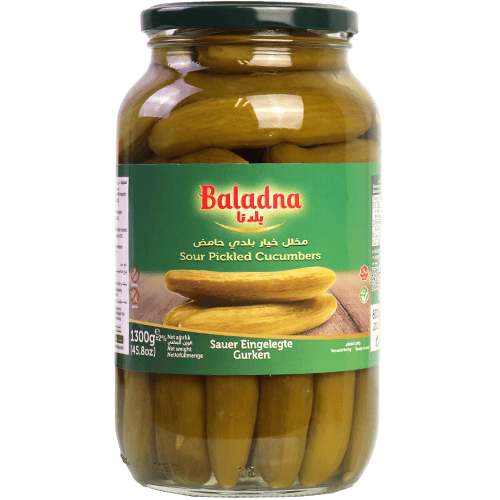 Cucumber Pickles Baladna 1300g | مخلل خيار بلدنا 1300غ
