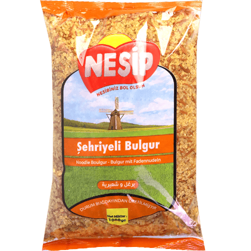 Bulgur Vermicelli Nesip 1kg | برغل بالشعيرية نسيب 1 كغ