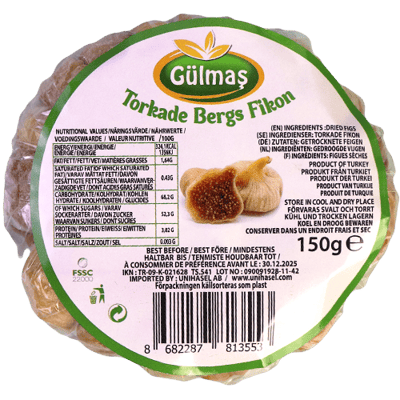 Gedroogde Vijgen Gulmas 150g