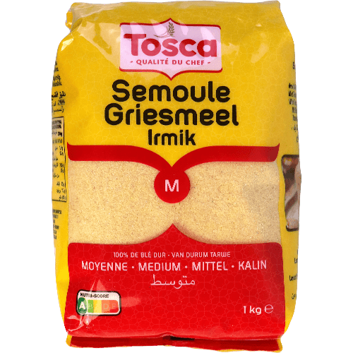 Semolina Middle Tosca 1kg | سميد متوسط توسكا 1 كغ