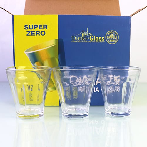 كاسات شاي سوبر زيرو دانياليكس 12 كاسة