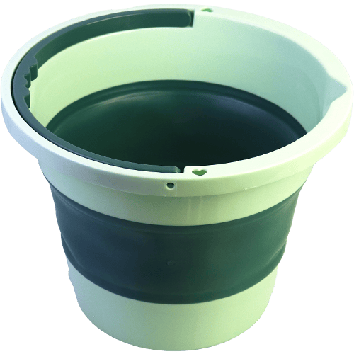 سطل طبقتين قابل للطي