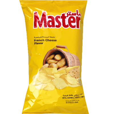 شيبس بالجبنة الفرنسية ماستر 120غ
