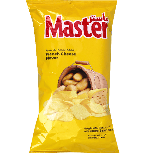 شيبس بالجبنة الفرنسية ماستر 120غ
