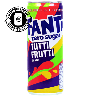 Fanta Tutti Fruiti Zero Sugar 250ml | فانتا توتي فروتي دون سكر 250 مل