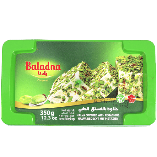 Halva Pistachio Baladna 350g | حلاوة بالفستق بلدنا 350غ
