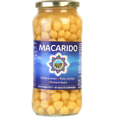 Gekookte Kikkererwten Macarido 570g