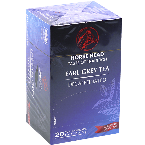 شاي بدون كافيين ايرل غراي راس الحصان 20 ظرف