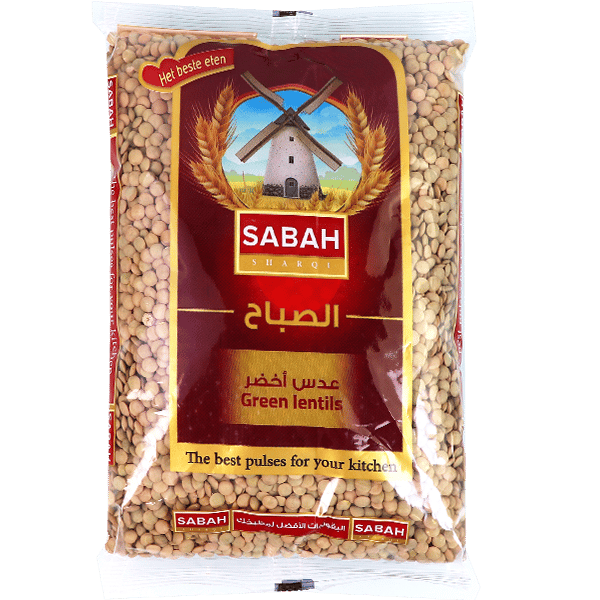Green Lentils Sabah 900g |  عدس اخضر صباح 900غ