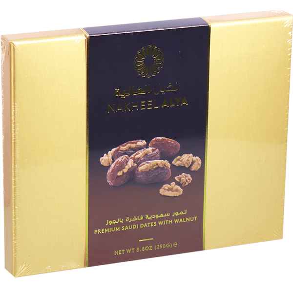 تمر سعودي بالجوز نخيل العالية 250غ