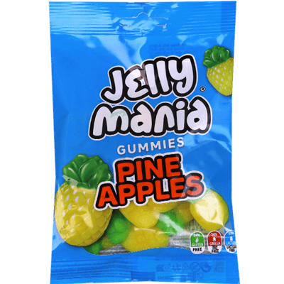 جيلاتين حلال اناناس مانيا 100غ