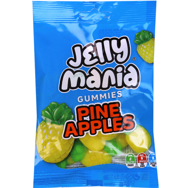 جيلاتين حلال اناناس مانيا 100غ