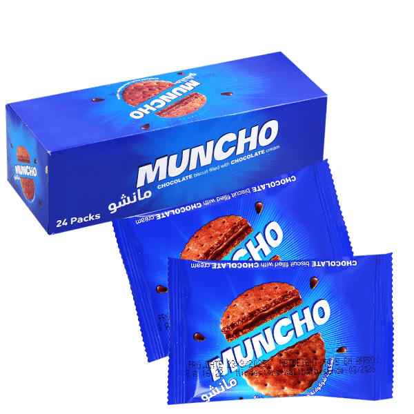 Chocolate Biscuit Muncho 24 Pcs