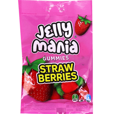 Gummies StrawBerries Mania 100g