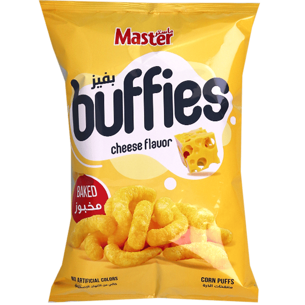 Corn Buffies Cheese Master 60g | شيبس بفيز جبنة ماستر 60غ