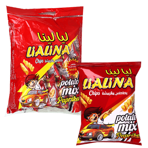 شيبس بطاطا ليالينا 18 قطعة