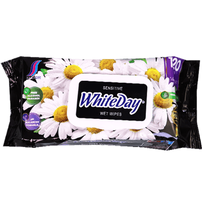 مناديل مبللة بالزهر 120 قطعة