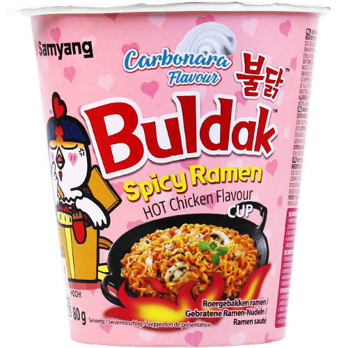 Ramen Chicken & Carbonara Cup Buldak 70g