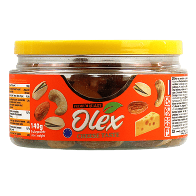 مكسرات مشكلة محمصة بالجبنة اولكس 140غ