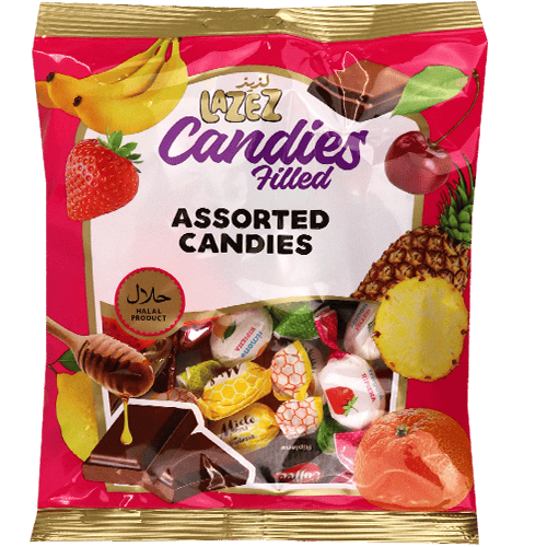 Mix Filled Candies Lazez 175g | كاندي بحشوة مشكلة لذيذ 175غ