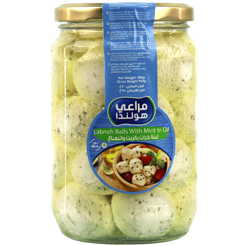 لبنة كرات بالنعنع مراعي هولندا 400غ