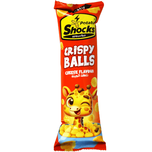كريسبي بولز بطعم الجبنة بوتيتو شوكس 15 غرام