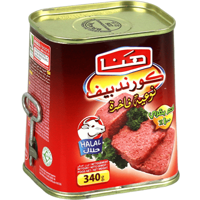كورند بيف بقر هنا 340غ
