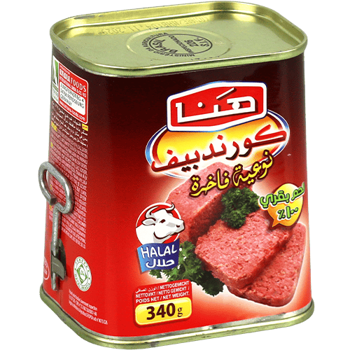 كورند بيف بقر هنا 340غ