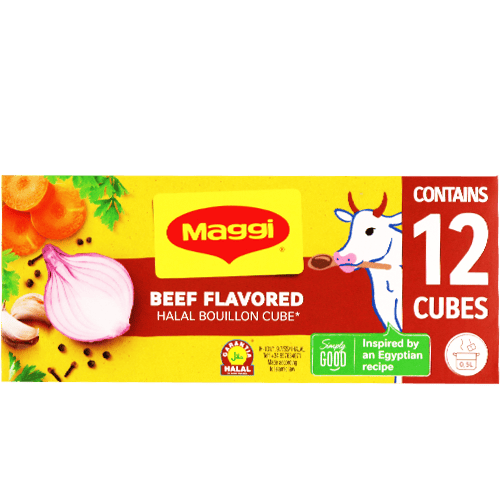 Vegetable Flavored Bouillon Maggi 12pcs | مكعبات ماجي خضار 12 قطعة