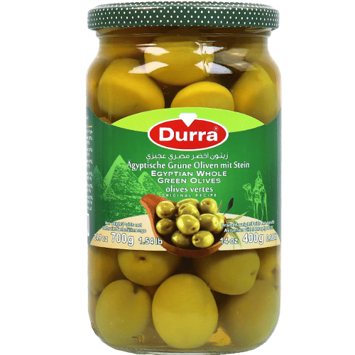 Groene Olijven Egyptisch Grune Durra 700g