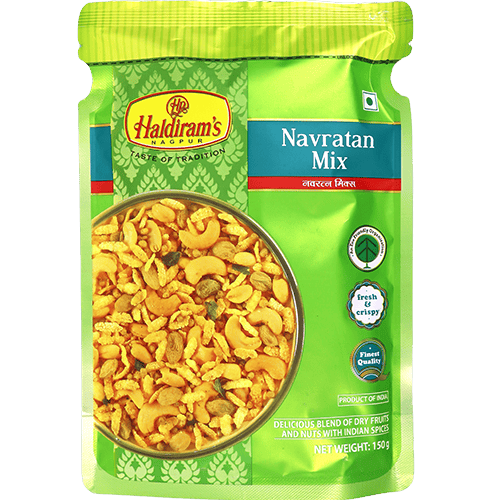 Navratan Mix Haldirams 150g | سناك ومكسرات هندية نافرتان 150غ