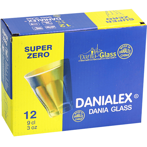 Tea Glass Super Zero Danialex 12*90ml | كاسات شاي سوبر زيرو دانياليكس 12 كاسة